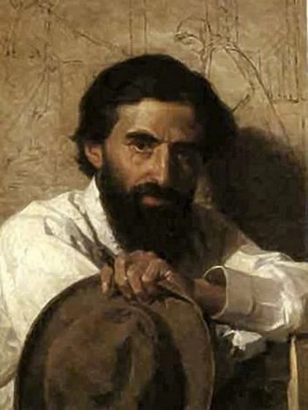 Ritratto di Domenico Morelli, 1859
